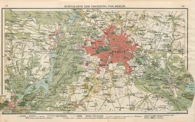 School Map of the Surroundings of Berlin