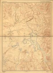 Yellowstone National Park and north western Wyoming.