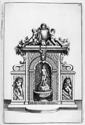 Fountain design, 1664