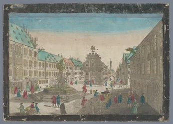 View of the Wine Market in Augsburg