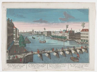 View of the Binnen-Amstel Between the Blauwbrug and the Hogesluis in Amsterdam (Amsterdam)