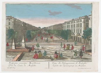 View of a Promenade in Marseille