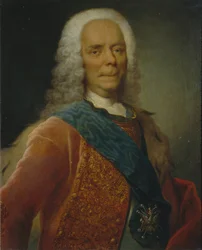 Portrait of Prince Vasili Vladimirovich Dolgorukov 1667-1746, before 1746