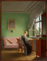 Embroiderer at the Window