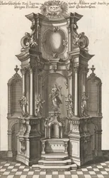 Design for a Monumental Altar, Plate c from 