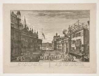 The Street Saint Bassi and its Temple in Venice