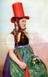 A forest maiden in her Sunday frock, 1922