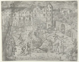 Fireworks for the Entry to Küstrin of the Margrave of Brandenburg