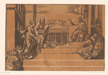 Martha Leads Mary Magdalene to the Temple