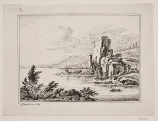 Mountain Landscape by a Lake