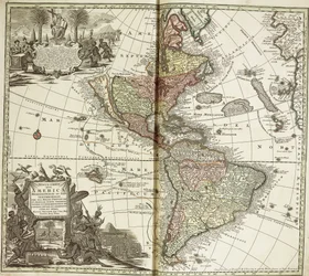 Map of the Americas
