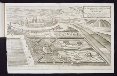 The new gardens at Cremsier, the residence of the Prince-Bishop
