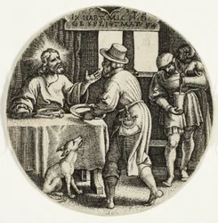 Feeding the Hungry, from The Seven Acts of Mercy