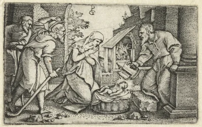 Birth of Christ and Adoration of the Shepherds