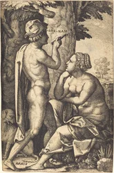Paris Writing Words of Love to Oenone