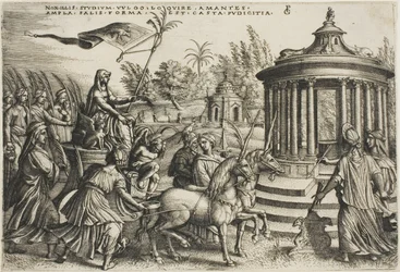 The Triumph of Chastity, plate two from The Triumphs of Petrarch