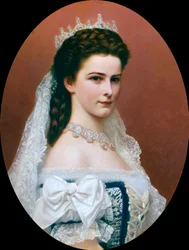 Portrait of Empress Elisabeth of Austria (Sissi) (1837 - 1898)