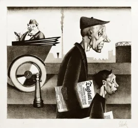 Georg Scholz, Newspaper Carrier (Work Dishonors)