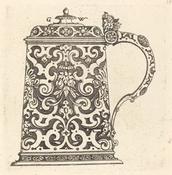 Large Jug, the Handle Formed by a Snake