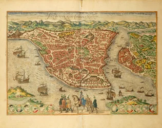 Istanbul from Civitates Orbis Terrarum