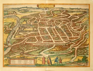 Vilnius from Civitates Orbis Terrarum