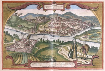 Budapest, Hungary (engraving)