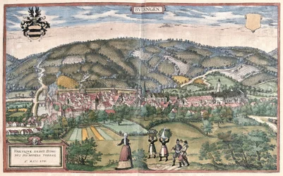Budingen, Germany (engraving)