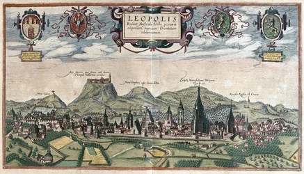 Lviv, Ukraine (engraving)