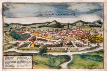 Plan of the City of Montpellier