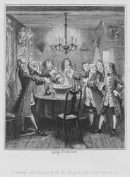 Randulph Refusing to Drink the King