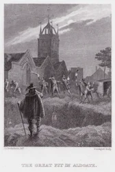 The Great Pit in Aldgate (engraving)