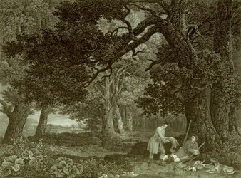 A Repose after Shooting, Plate 4
