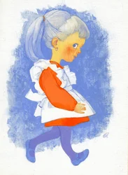 Little Girl with Apron, 1970s