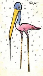 Stork with Calibrated Shanks, 1970s
