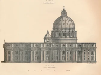 St. Peters - north flank elevation