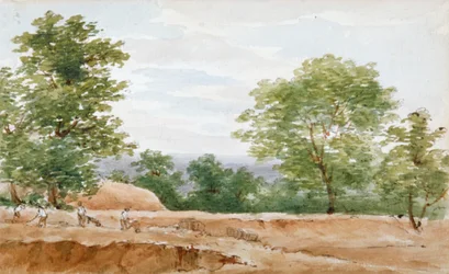 View from the Excavations of Highgate Tunnel, London, 1812