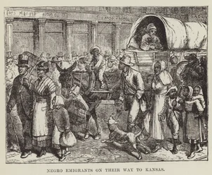 Black Emigrants on Their Way to Kansas