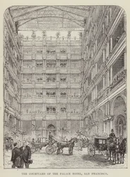 The Courtyard of the Palace Hotel, San Francisco