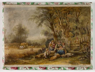 Needle Box with an Impression of The Corn Field