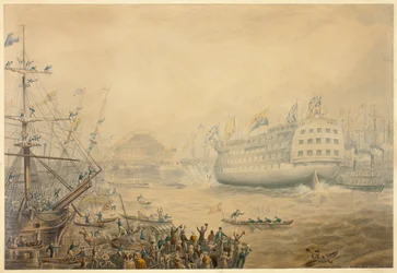 The Launch of the Trafalgar