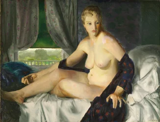 Nude with Fan
