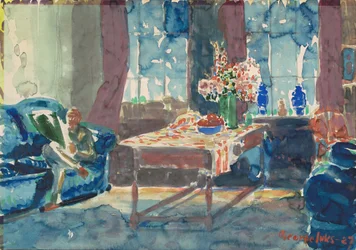 Self-Portrait: Interior of My New York Apartment