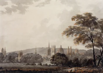 View of the Towers and Spires of Oxford, Oxfordshire