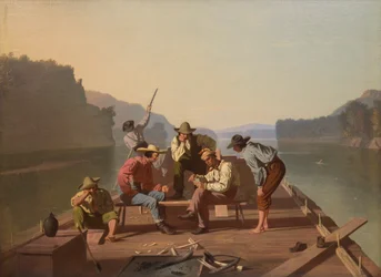 Raftsmen Playing Cards