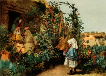 A Cottage Garden at Stapleford, Wiltshire, c1886, 1944