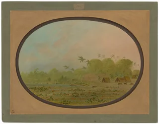 A Small Village of Remos Indians