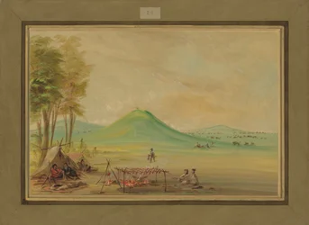 Expedition Encamped on a Texas Prairie, April 1686, 1847-48