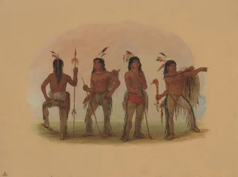 Four Navaho Warriors