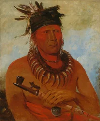 Háw-che-ke-súg-ga, He Who Kills the Osages, Chief of the Tribe