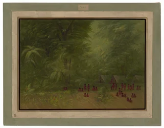 Indian Camp in the Forest